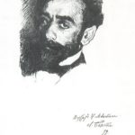 Leon Bakst. Portrait of Issac Levitan. 1899. In World of art, #6