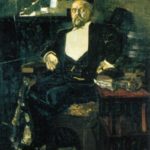 Mikhail Vrubel. Portrait of Savva Mamontov, 1897