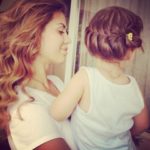 Bonya with her daughter Angelina