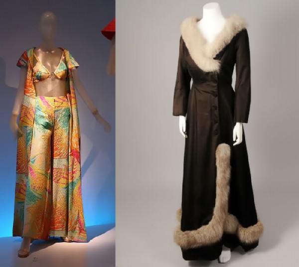 Golitsyna created both beachwear and outerwear.