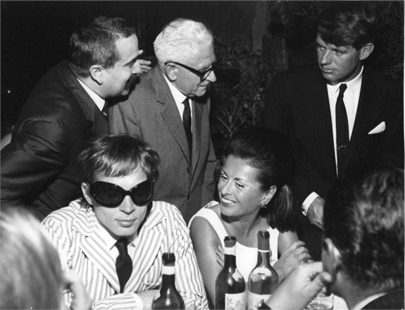 Irene Galitzine, Rudolf Nureyev and Bob Kennedy