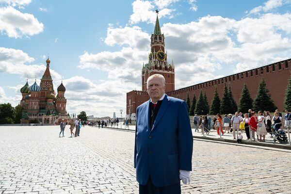 Vladimir Zhirinovsky on Red Square