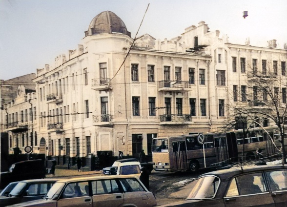 Intersection of Svetlanslaya and Aleutskaya Streets. Vladivostok Far East largest city