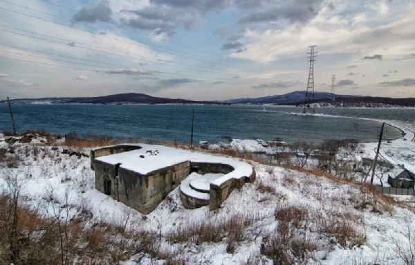 Tokarevskaya lower coastal battery, 1897. Military engineer Captain Yakubovskiy